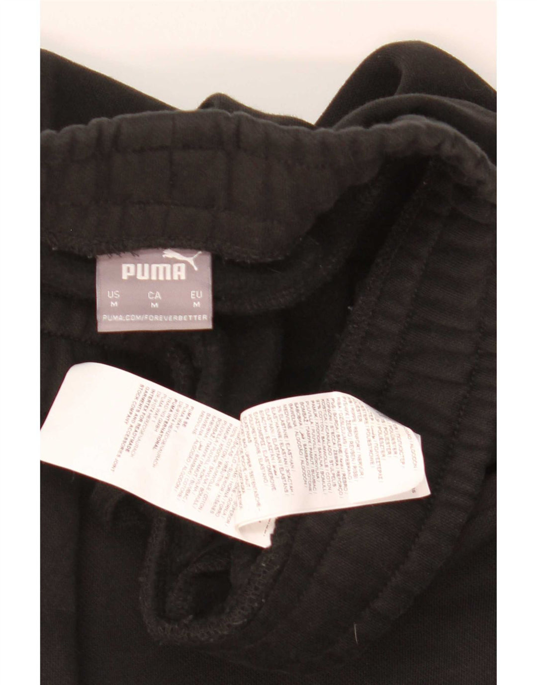 Puma Mens Tracksuit Trousers Joggers Medium  Black Cotton