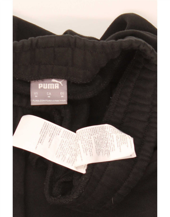Puma Mens Tracksuit Trousers Joggers Medium  Black Cotton