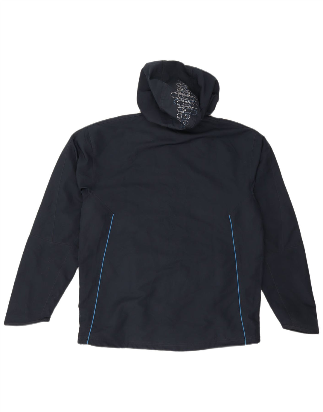 Adidas Mens Clima Proof Rain Jacket UK 38/40 Medium Navy Blue Polyester