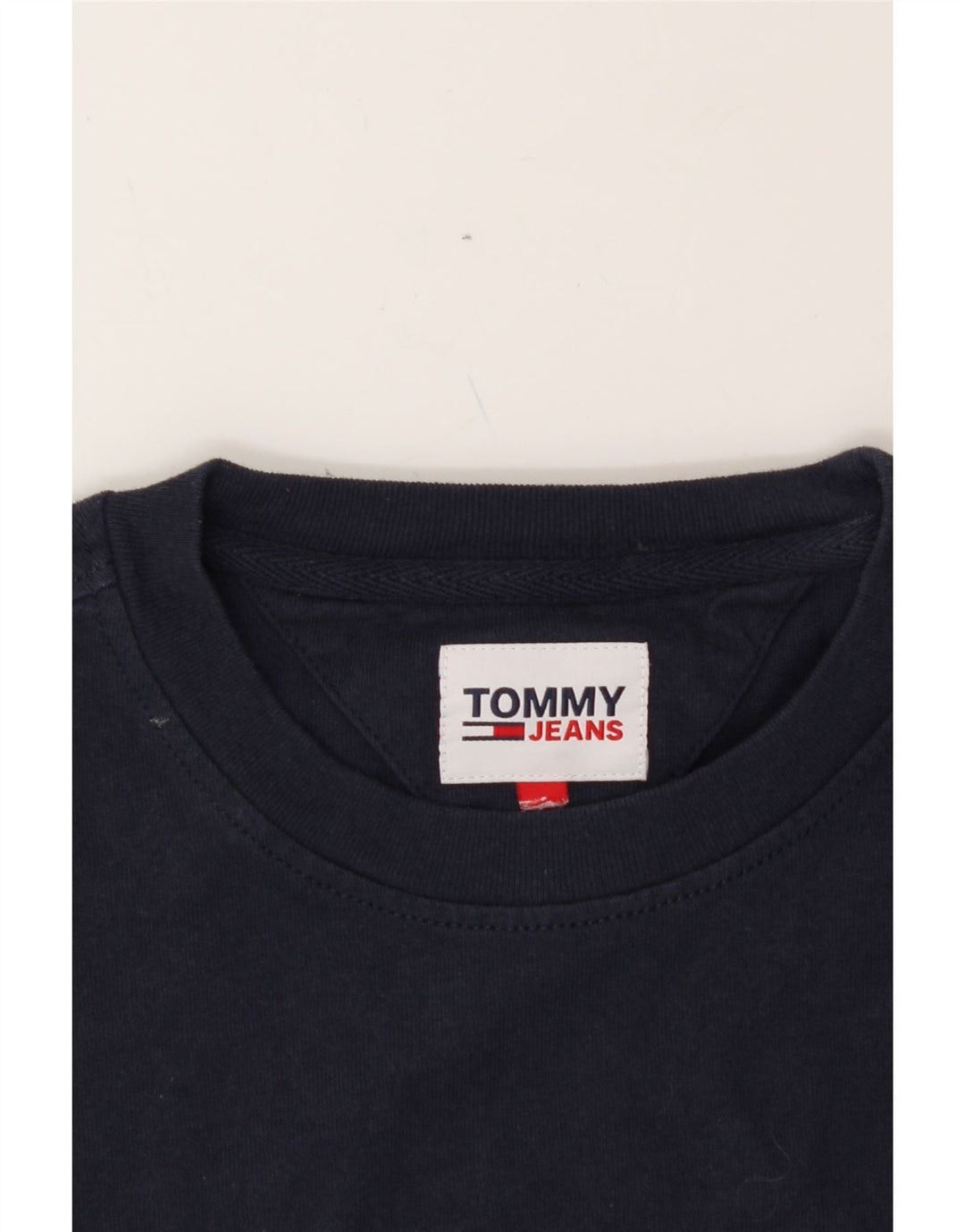 TOMMY HILFIGER Mens T-Shirt Top Medium Navy Blue Vintage Tommy Hilfiger and Second-Hand Tommy Hilfiger from Messina Hembry 