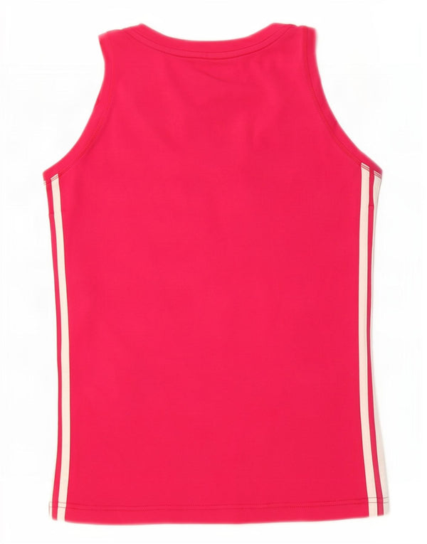 Adidas Womens Climalite Vest Top UK 8/10 Small Pink Cotton