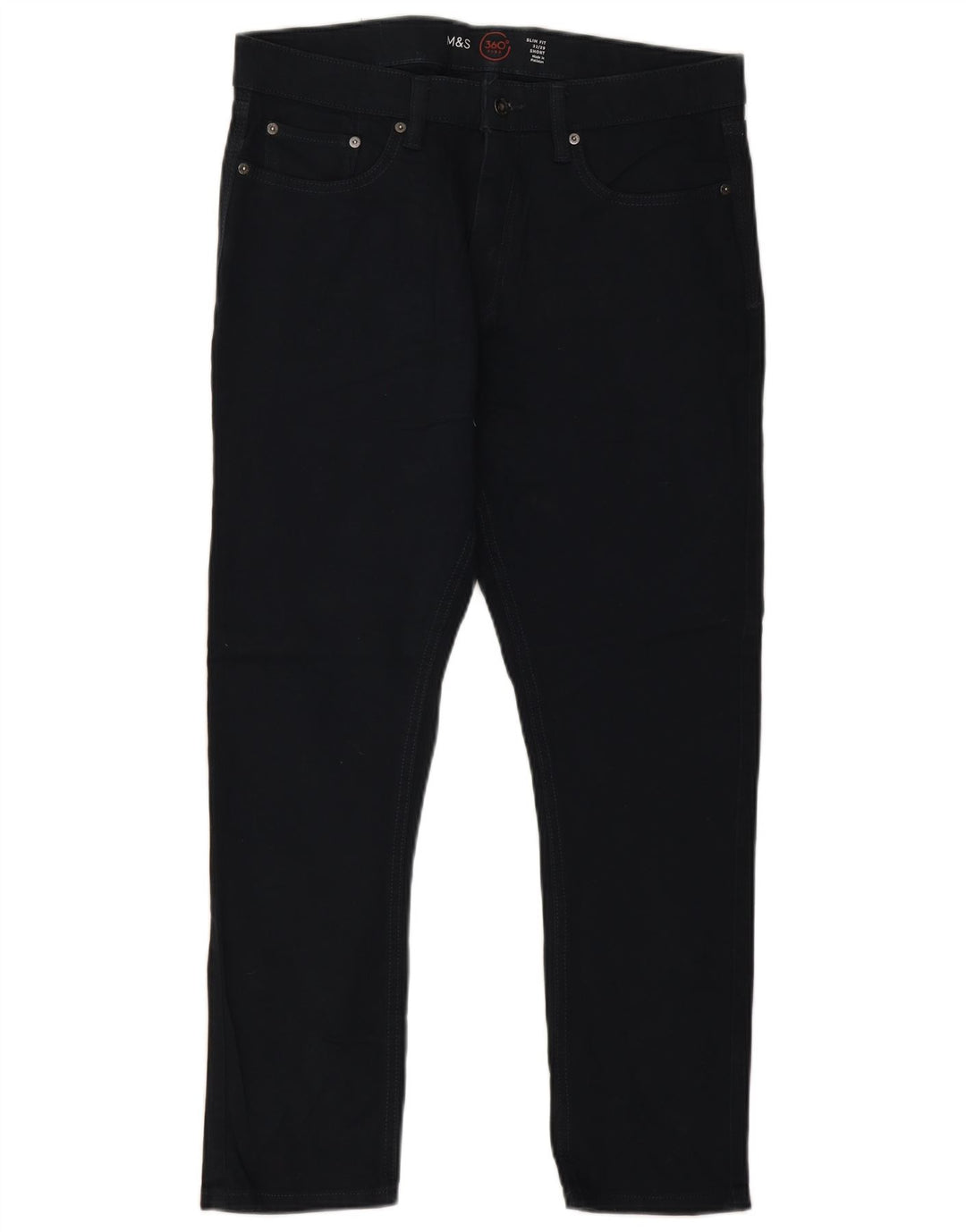 Marks & Spencer Herre Slim Jeans W32 L29 Marineblå Bomuld