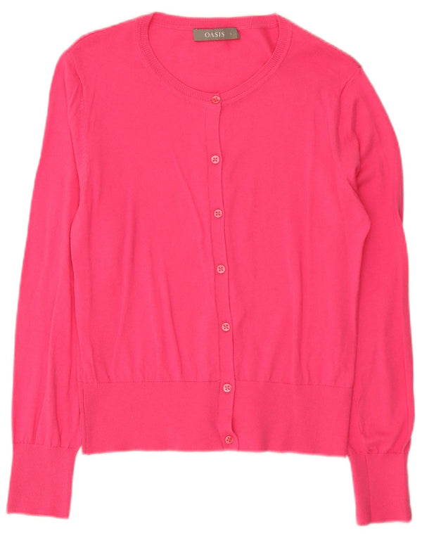 Sweter damski Oasis UK 14, duży, różowy, bawełniany