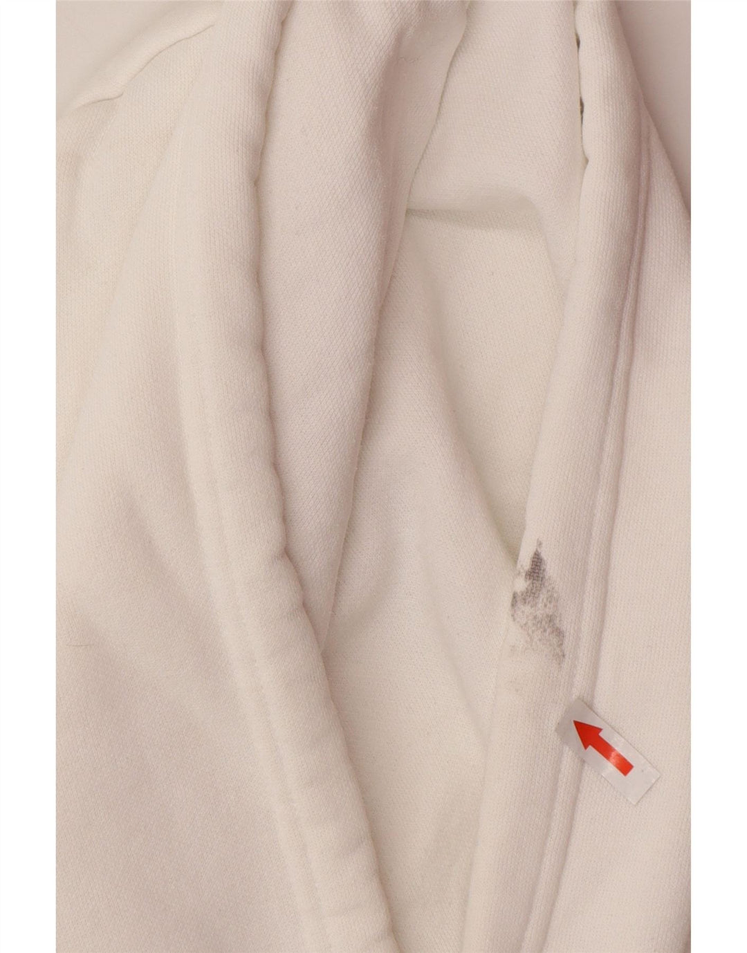 Champion Mens Hoodie Jumper Small White Cotton
