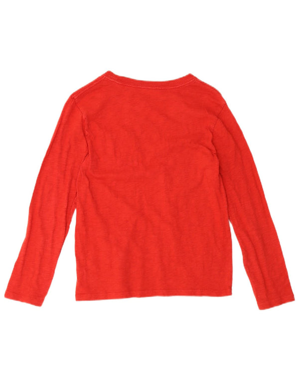 Top grafico da ragazzo Gap a maniche lunghe 9-10 anni piccolo in cotone rosso