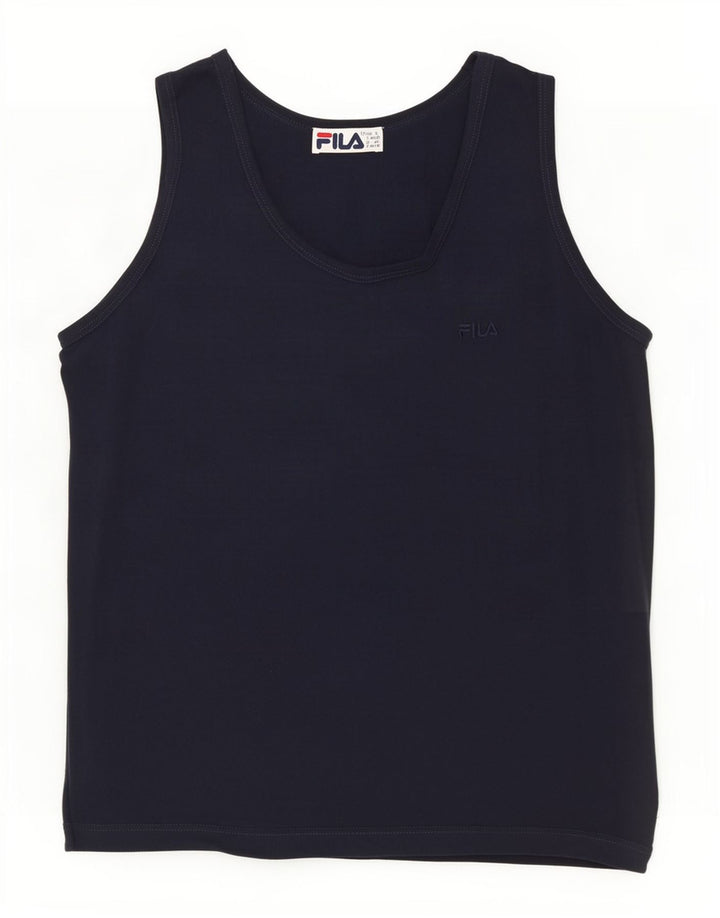 Fila Débardeur Homme Petit Bleu Marine Coton