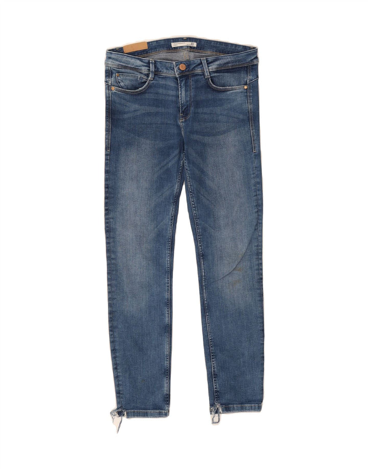 ZARA Womens Cropped Jeans EU 40 Medium W30 L26 Blue Vintage Zara and Second-Hand Zara from Messina Hembry 