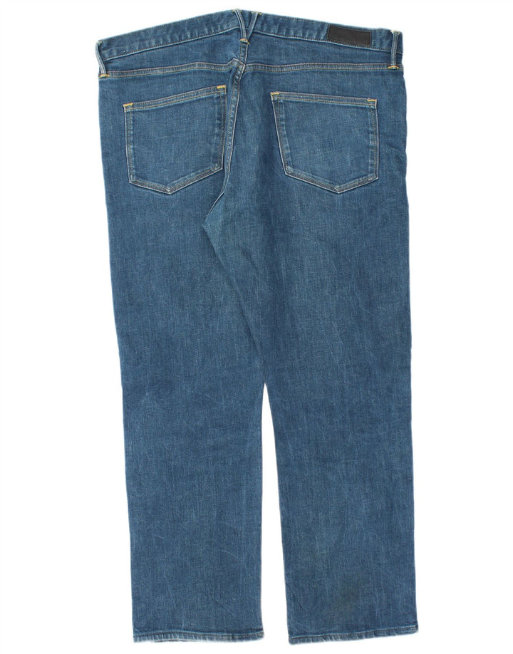 Marks & Spencer Mens Autograph Straight Jeans W36 L27 Blue Cotton