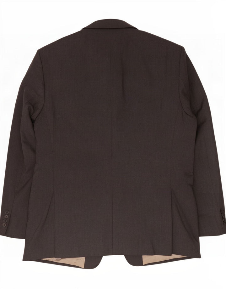 Marks & Spencer Herren-Blazer mit 2 Knöpfen, UK 46, XL, graue Wolle