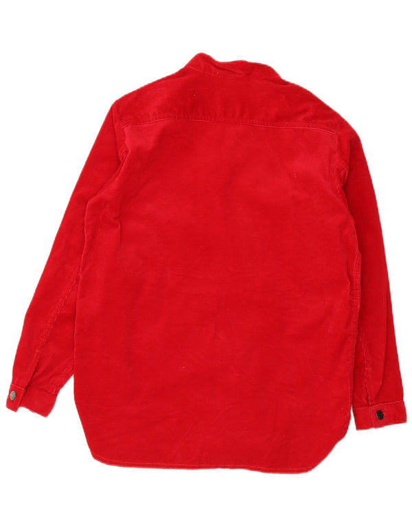 vintage Chemise en velours côtelé pour hommes Petit Rouge