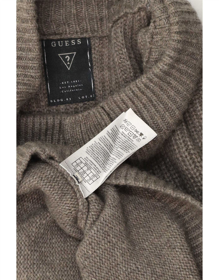 Guess Cardigan Pull XL Gris Laine Homme