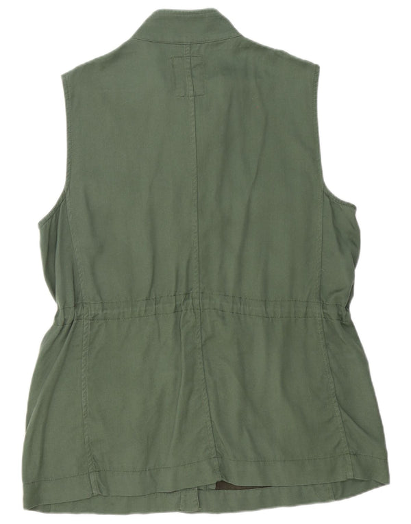 Gap Womens Utility Gilet UK 18 XL Grün Lyocell