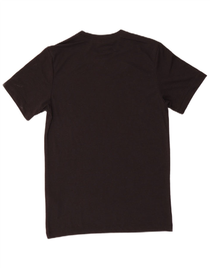 NIKE Mens Dri Fit Graphic T-Shirt Top XS Black Polyester