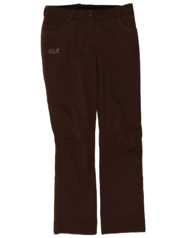 Pantaloni giacca a vento da donna Jack Wolfskin UK 8/10 Small W30 L30 Marrone