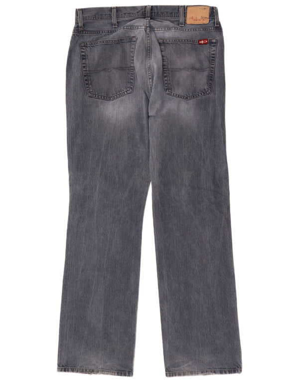 Big Star Mens Straight Jeans W36 L34 Blue Cotton
