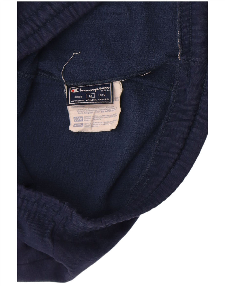 Champion Mens Tracksuit Trousers Medium Navy Blue Cotton