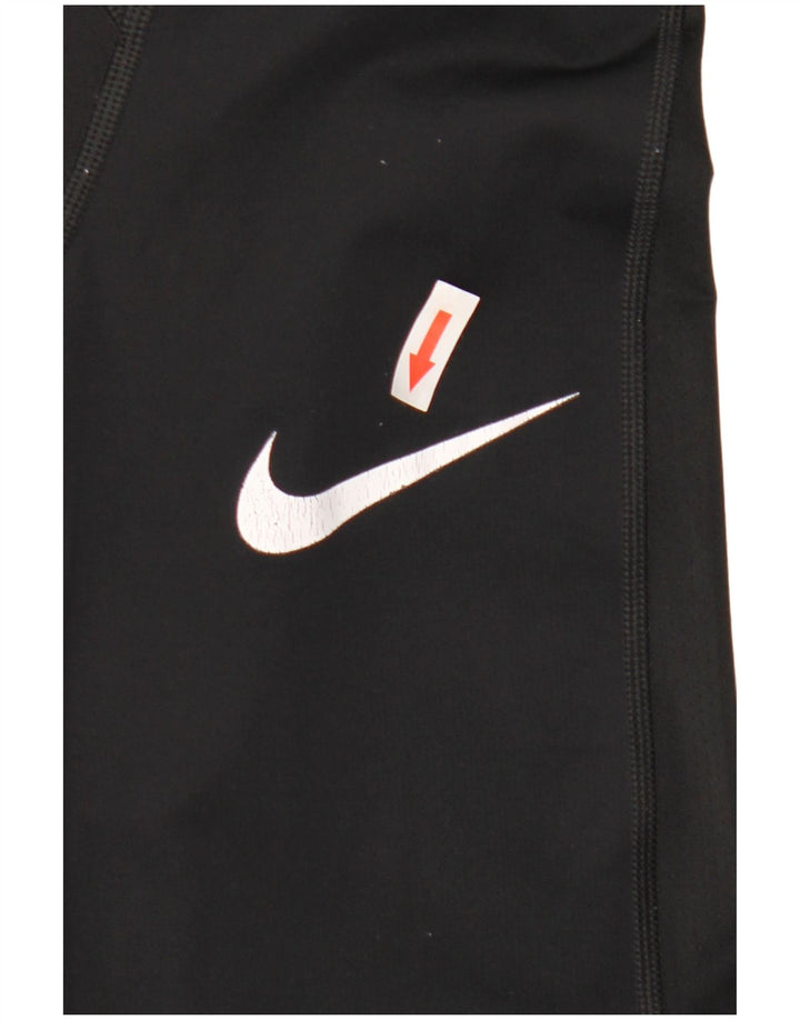 Leggings grafici Nike Dri Fit da uomo piccoli neri