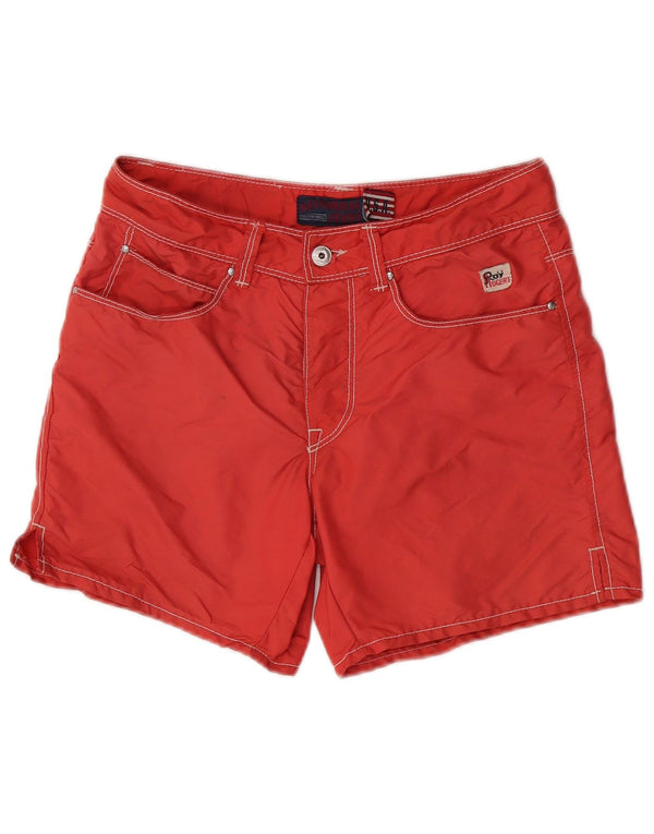 Roy Rogers Womens Swimming Shorts W29 Small Red Polyamide