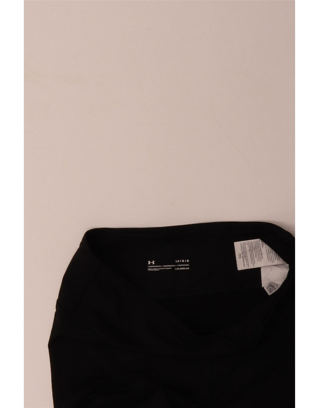 UNDER ARMOUR Womens Cold Gear Leggings UK 14 Large  Black Polyester