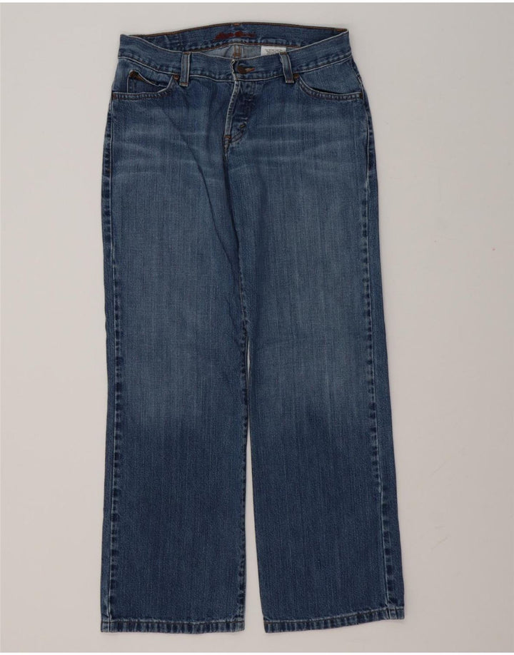 Jeans dritti da donna EDDIE BAUER W28 L29 Blu