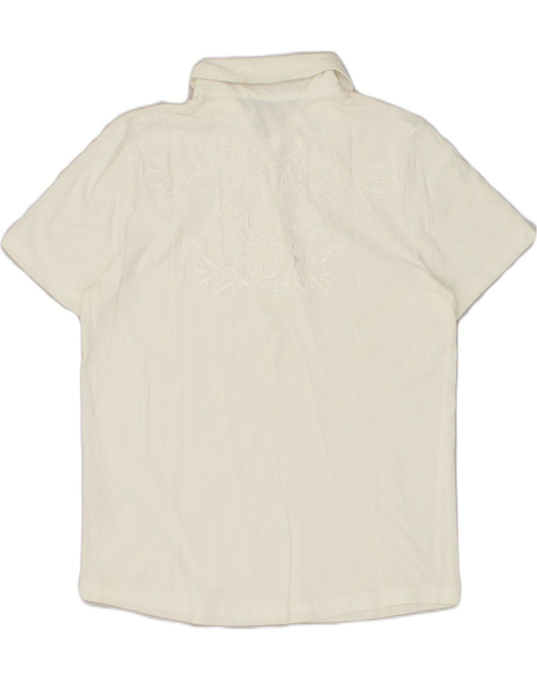 GUESS Mens Polo Shirt Small White Cotton | Vintage Guess | Thrift | Second-Hand Guess | Used Clothing | Messina Hembry 