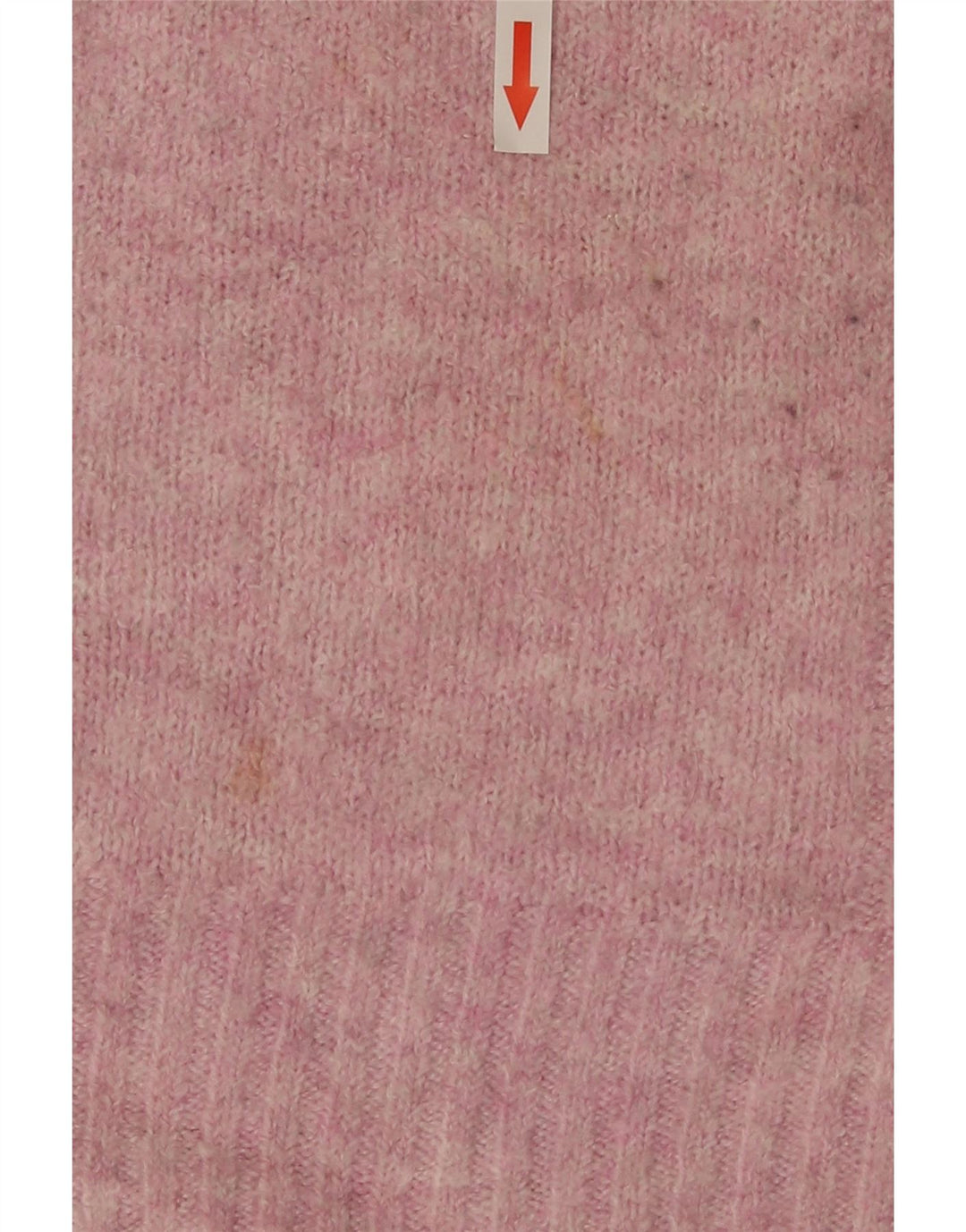 Marks & Spencer Damen-Pullover mit Rundhalsausschnitt, klein, rosa meliert, Acryl