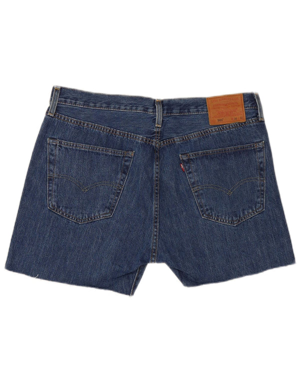 Levi's Mens 501 Denim Shorts W36 Large Blue Cotton