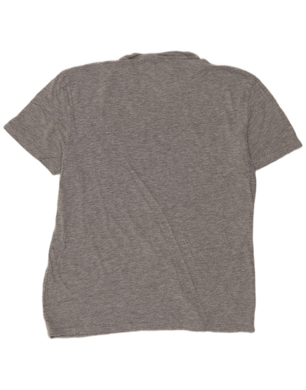 Tommy Hilfiger Mens Regular Fit Graphic T-Shirt Top XL Grey Flecked