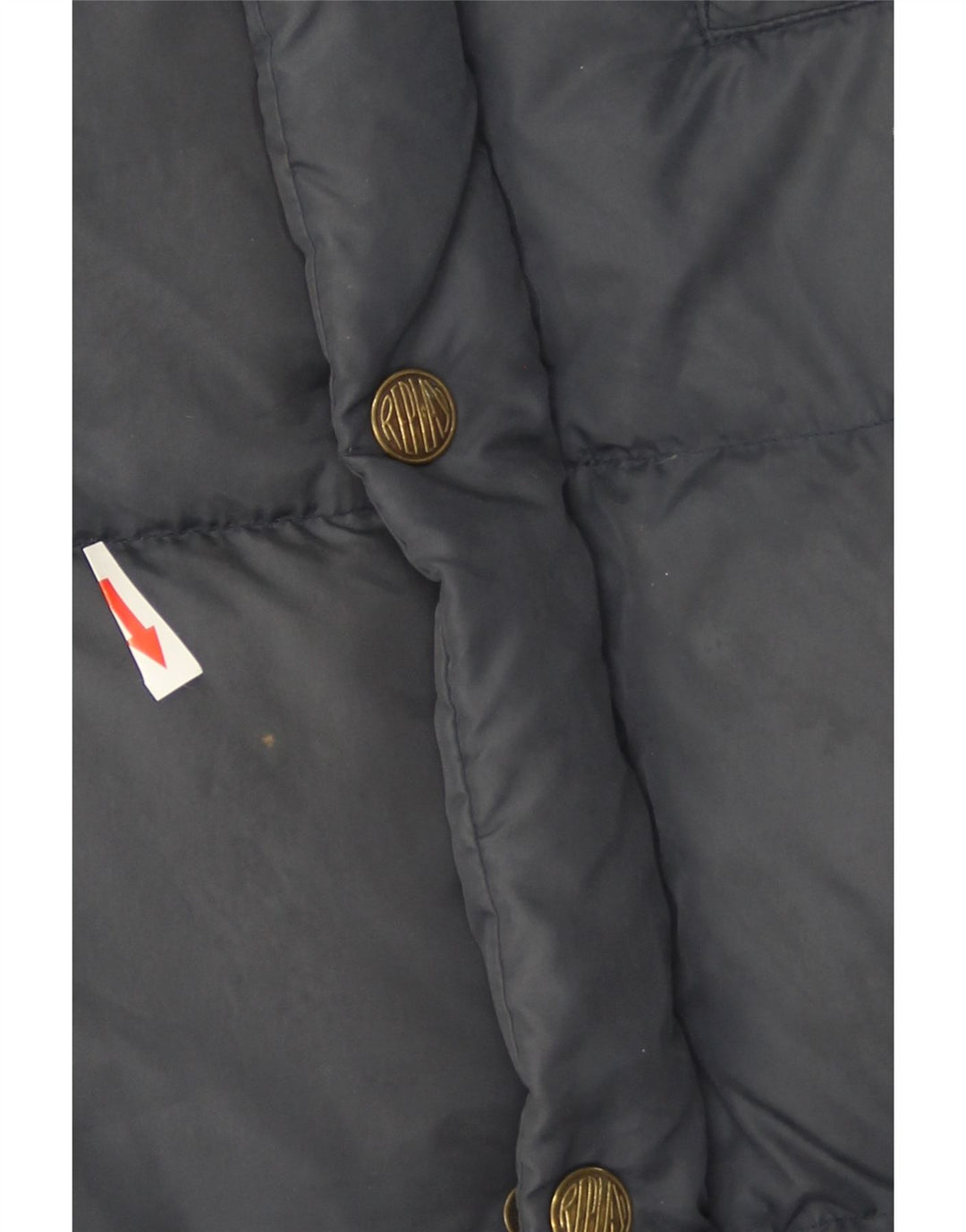 Replay Mens Padded Jacket UK 42 XL Navy Blue