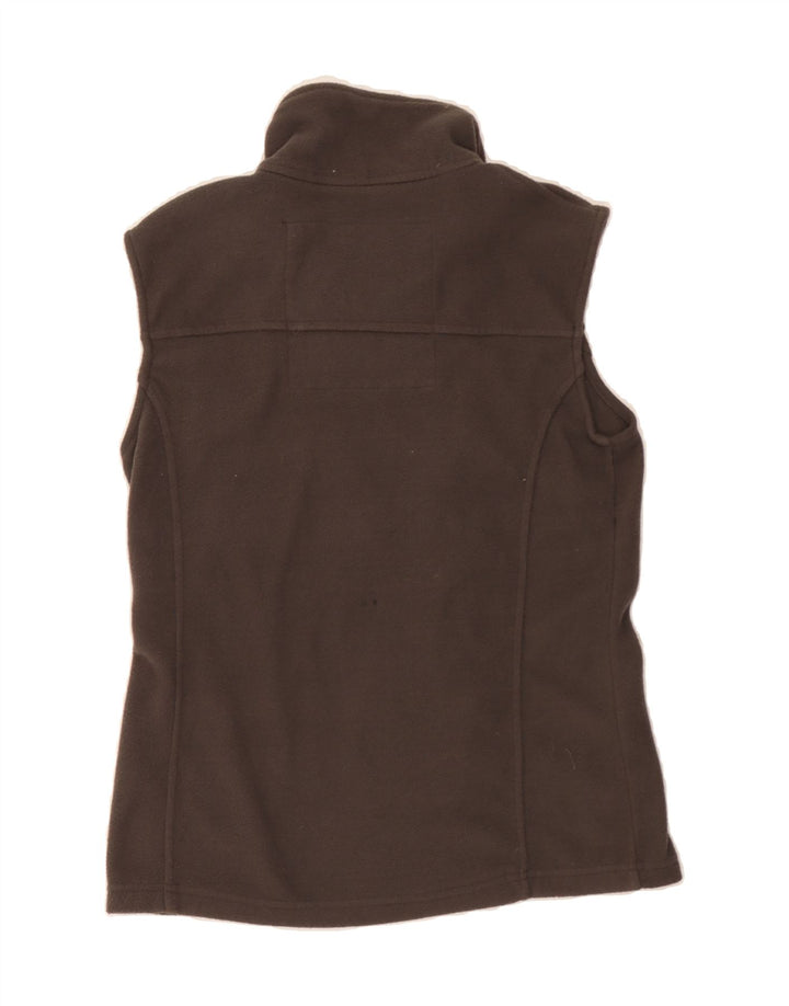 KHUJO Womens Fleece Gilet UK 14 Large Grey Polyester Vintage KHUJO and Second-Hand KHUJO from Messina Hembry 