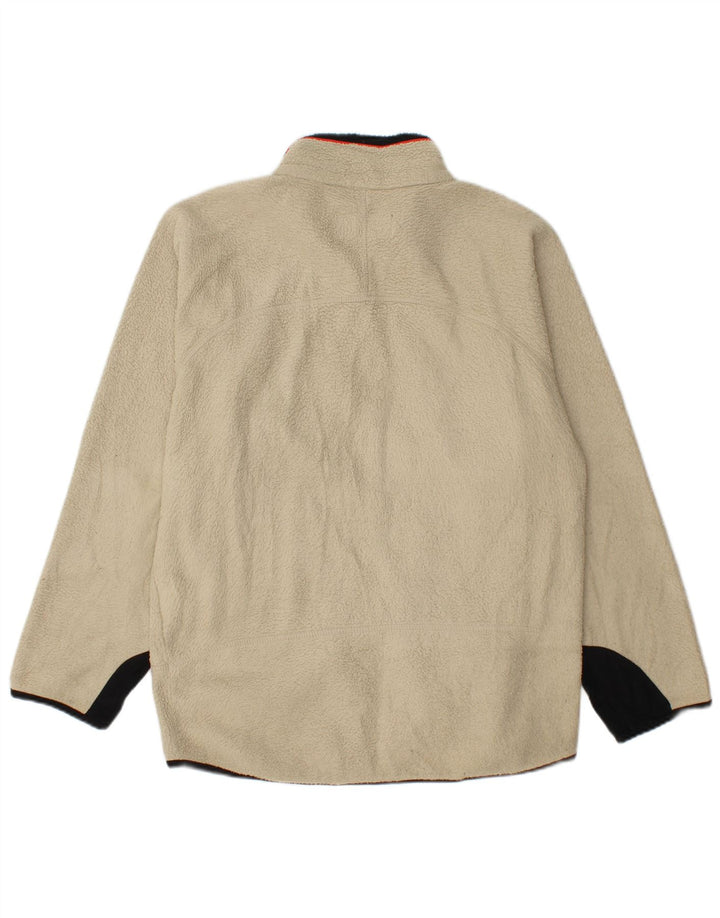 FILA Herren Fleecejacke UK 36 Small Off White Colourblock
