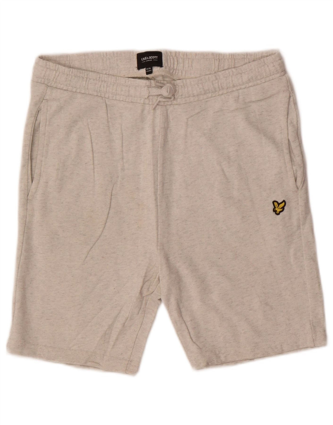 LYLE & SCOTT Boys Sport Shorts 15-16 Years Grey Cotton