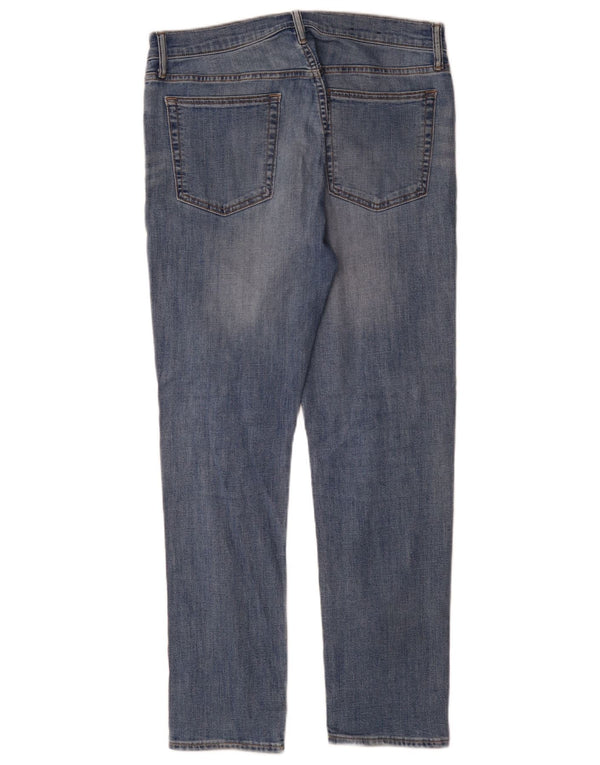 Vaqueros Cónicos Y Entallados De Talle Alto Para Mujer Gap W32 L30 Algodón Azul