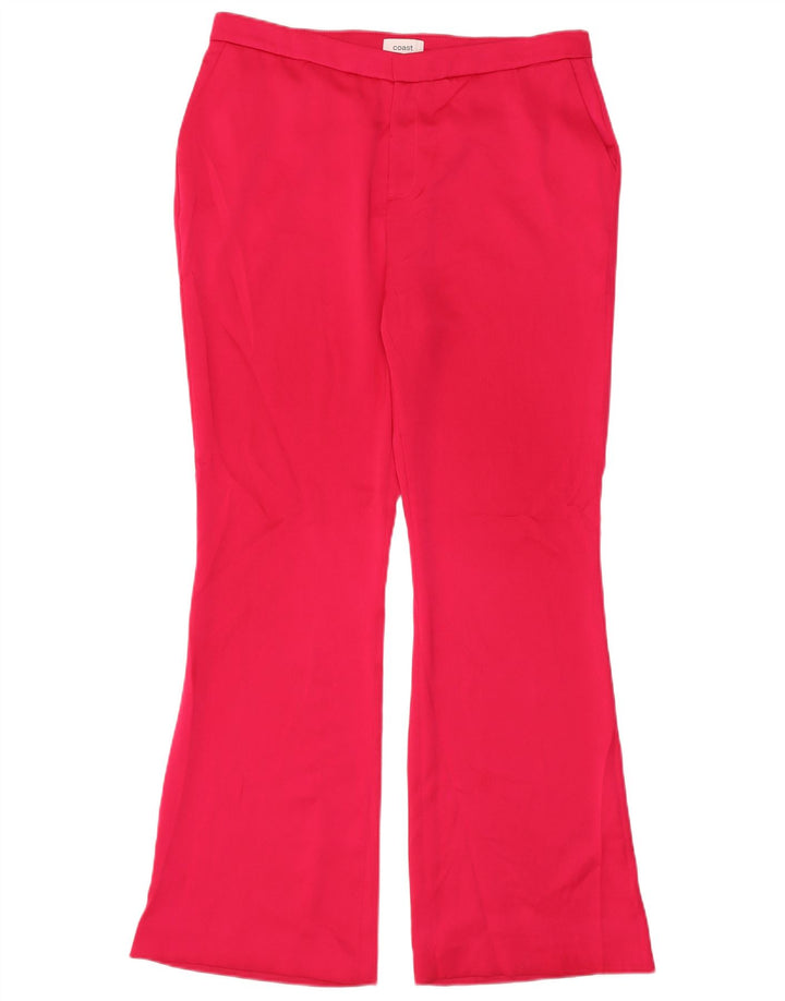 Coast Dame Bootcut Chino Bukser UK 16 Large W36 L32 Pink Polyester
