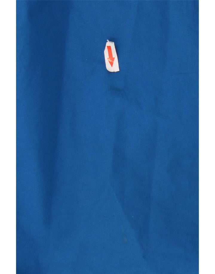 Helly Hansen Jungen-Regenjacke mit grafischer Kapuze, 13–14 Jahre, blaues Polyester