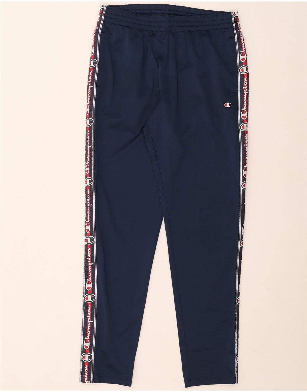 Champion Mens Rochester Graphic Tracksuit Trousers Large Navy Blue