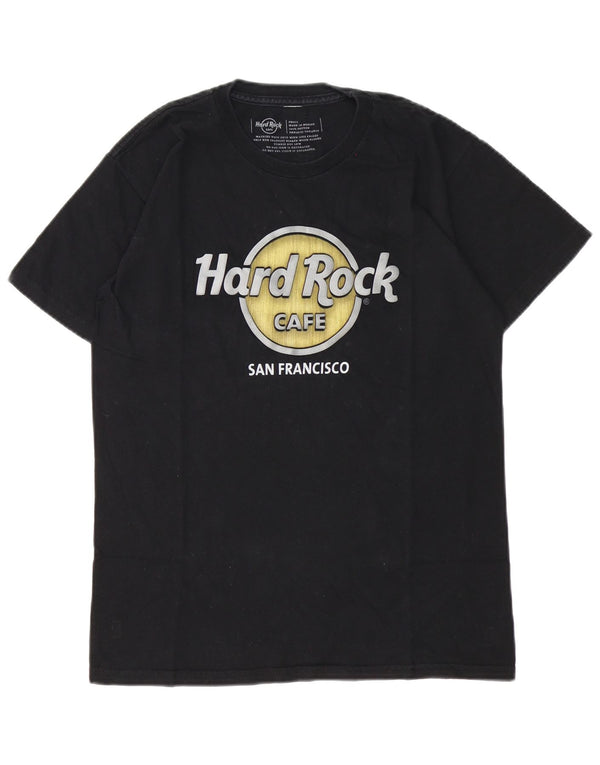 Hard Rock Cafe Mens San Francisco Graphic T-Shirt Top Small Black Cotton