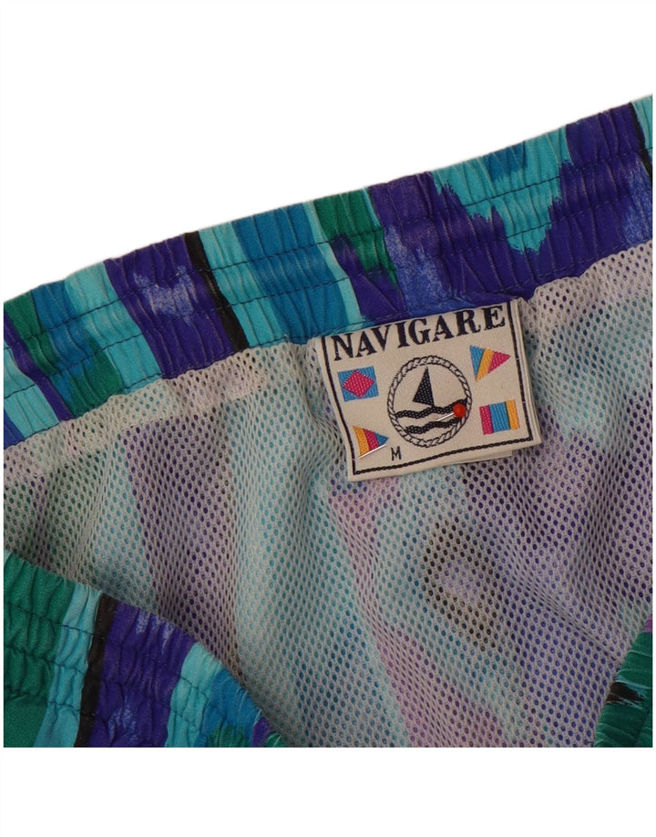 Navigare Badeshorts til mænd Medium Flerfarvet Ikat Bomuld