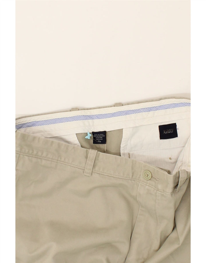 J. CREW Mens Straight Chino Trousers W35 L31 Beige Cotton Vintage J. Crew and Second-Hand J. Crew from Messina Hembry 