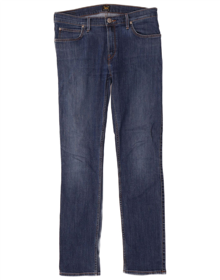 Jeans dritti da donna LEE Jade W32 L32 in cotone blu