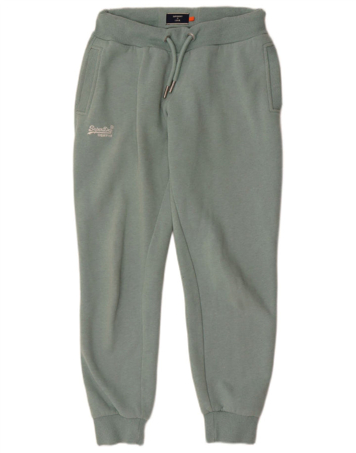 Superdry Womens Oversized fuld træningsdragt UK 10 Lille grøn bomuld