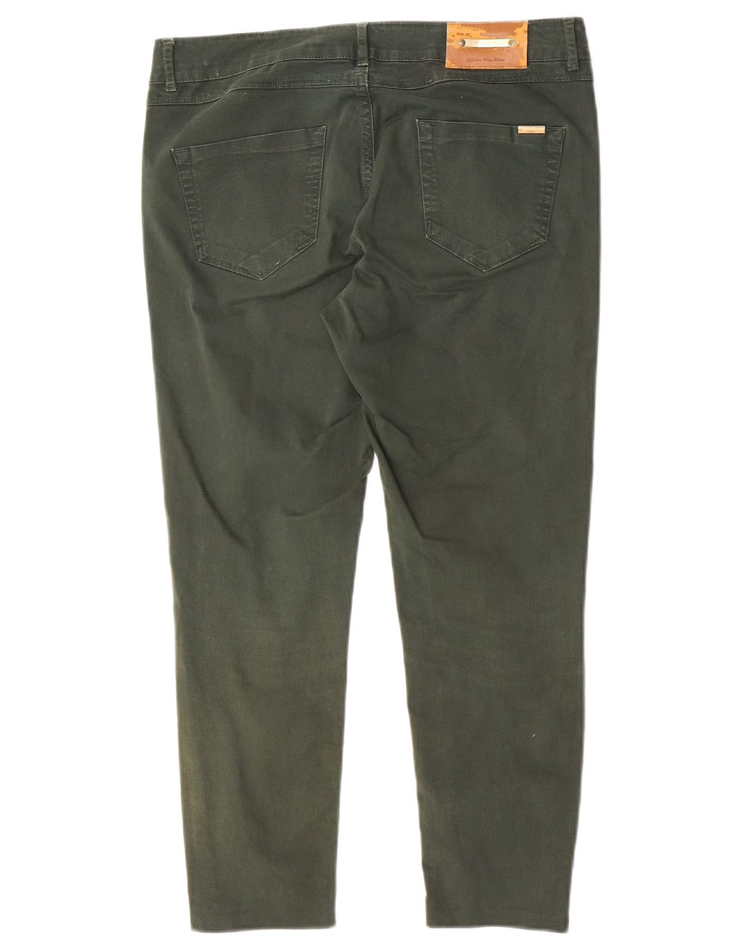 Zara Jean slim court pour femme EU 40 Medium W30 L24 Vert