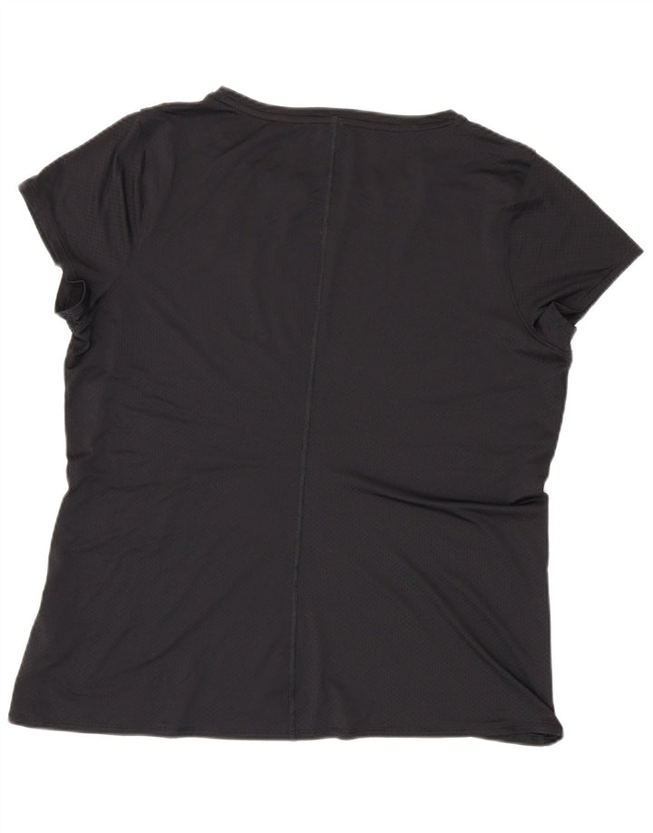 Under Armour Womens T-Shirt Top UK 20 2XL Black Polyester