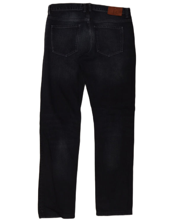 Massimo Dutti Herre Straight Jeans EU 42 Large W32 L32 Navy Blue