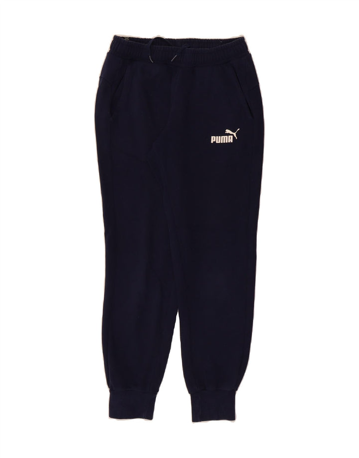 PUMA Mens Tracksuit Trousers Joggers Small Navy Blue Cotton Vintage Puma and Second-Hand Puma from Messina Hembry 