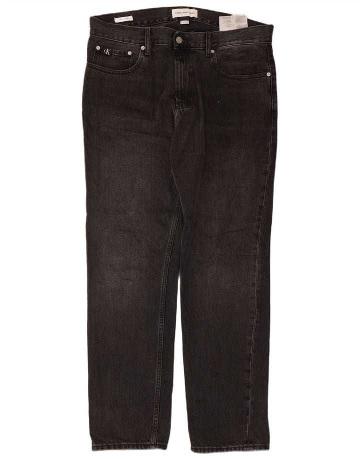 Calvin Klein Jean droit homme W32 L30 coton noir