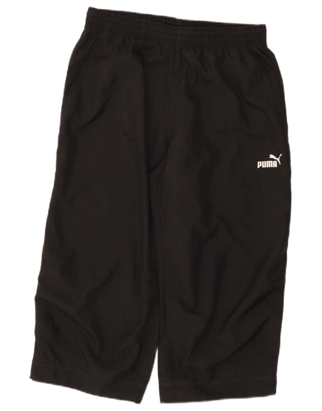 Puma Herren Graphic Capri-Trainingshose aus mittelschwarzem Polyester
