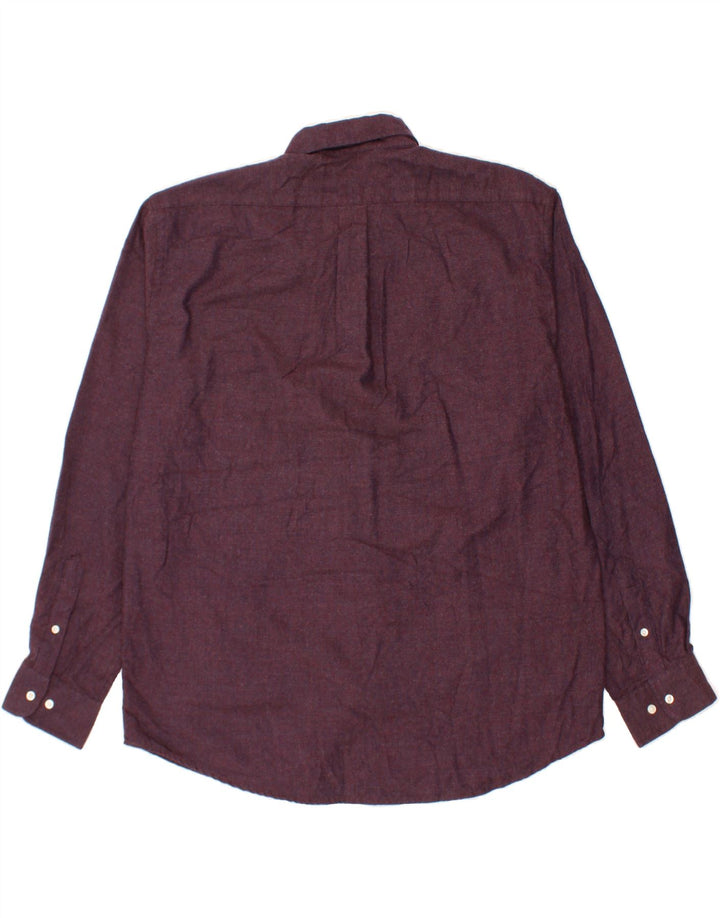 DOCKERS Mens Shirt Size 16 16 1/2 Large Purple Polyester Vintage Dockers and Second-Hand Dockers from Messina Hembry 