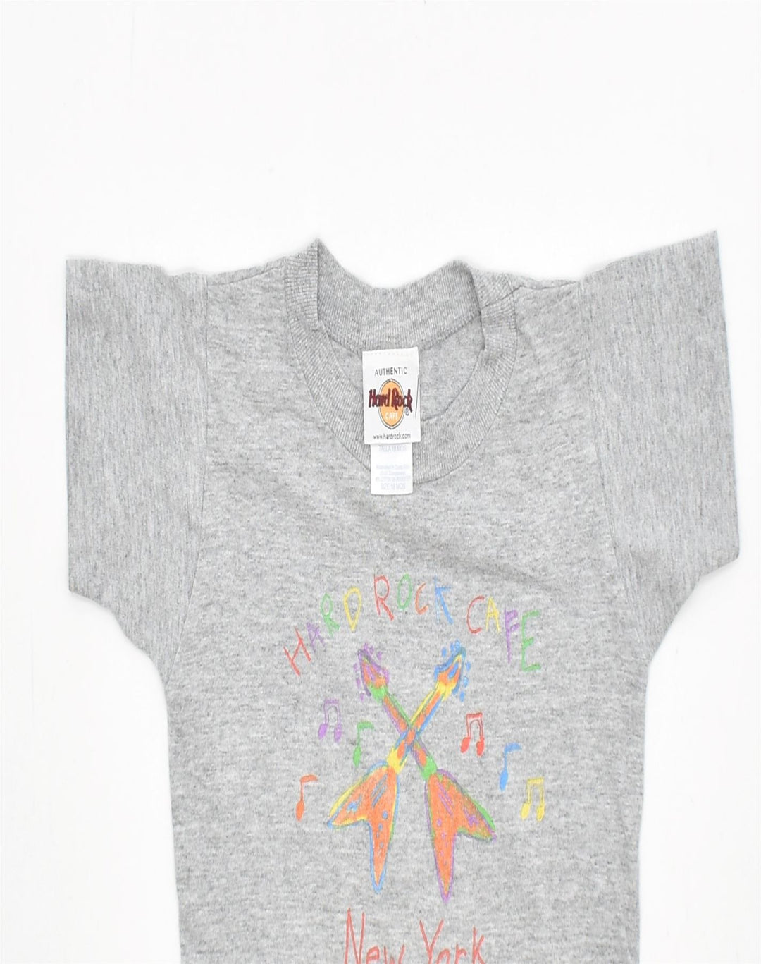 HARD ROCK CAFE Baby Boys Graphic Playsuit 12-18 Months Grey Cotton | Vintage | Thrift | Second-Hand | Used Clothing | Messina Hembry 