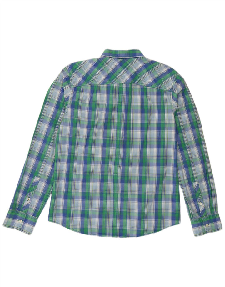 Camicia da uomo Tommy Hilfiger XL in cotone a quadri verdi